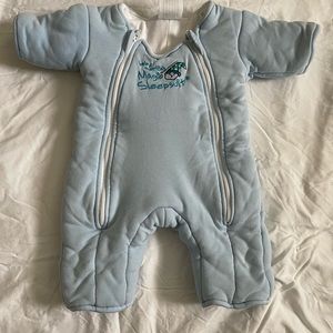 Baby Merlin’s magic sleepsuit blue, 3-6 months